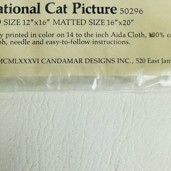 Something Special Counted Cross Stitch Kit International Cat Picture Crafts New - Picture 6 of 7